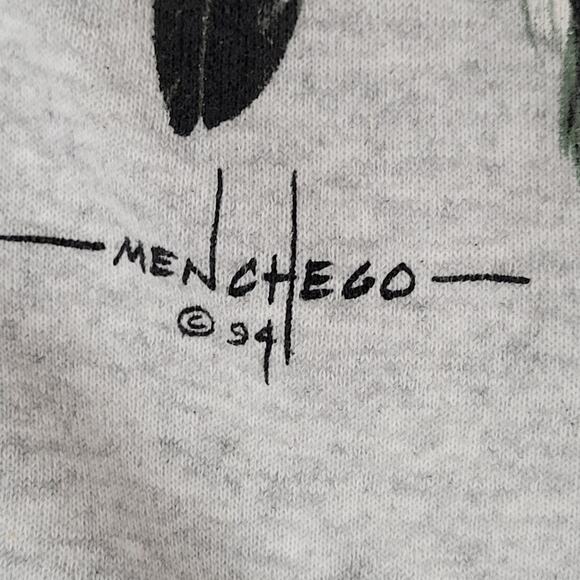 Vintage 1994 Native-American Sweatshirt XL/2XL 27x25 Menchego - Picture 13 of 16